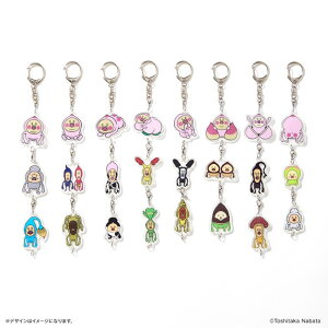 BACKYARD FAMILY こびとづかん トレーディングつながる!3連チャームキーホルダー 全8種 BOX 小物