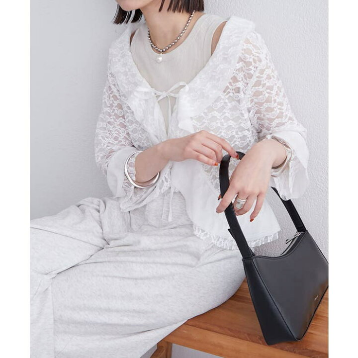 mystic VレースフレンチT 】PAL GROUP OUTLET 【mystic】ﾌﾘﾙﾚｰｽ 
