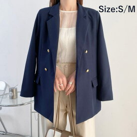 【土日限定！25％OFFクーポン！】LADY LIKE ゴールド4つボタンジャケット アウター(コート・ジャケットなど)