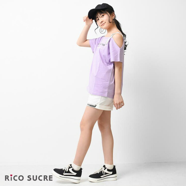 楽天市場】ワンショルダーTシャツ トップス 半袖 子供服 女の子 小学生 