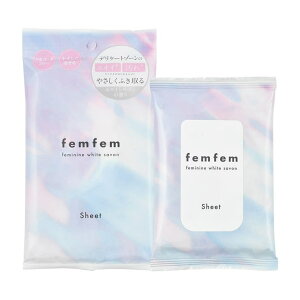 SHOPLIST COSME femfem フェムフェム フェミニンふき取りシート 10枚入り ボディ・ハンド・フットケア