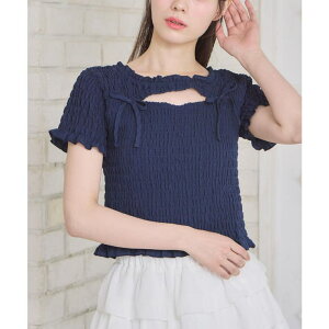 �y10��OFF�N�[�|���I5/27(��)1:59�܂ŁzRETRO GIRL �X���b�g�V���[�����OCT �g�b�v�X