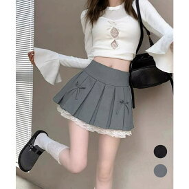 Miniministore ボックスプリーツスカート ミニスカート夏 スカート