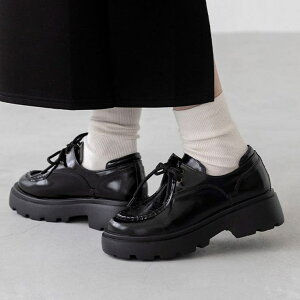 welleg ローファー カジュアルシューズ マニッシュシューズ フラットシューズ 履きやすい レディース ミドルヒール 厚底 ボリュームソール 痛くない 疲れない ラウンド S 22cm 2L LL 25.5cm シュー