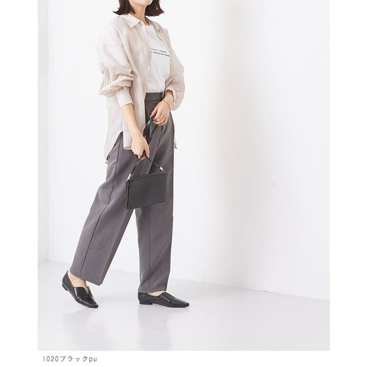 楽天市場】スリット入り フラットシューズ カジュアルシューズ 