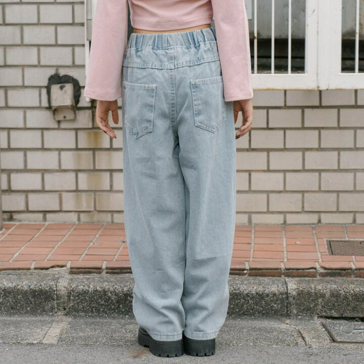 楽天市場】URBAN CHERRY ハートパッチデザインデニムストレートパンツ