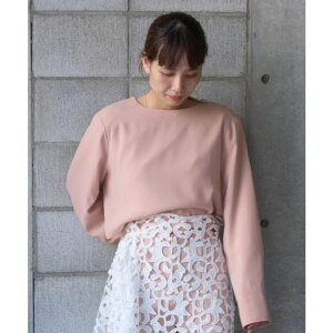 �y10��OFF�N�[�|���I6/2(��)9:59�܂ŁzPAL GROUP OUTLET �yPasterip�zAcetate power shoulder top �g�b�v�X