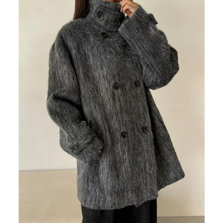 楽天市場】スタンドカラーシャギーミドルコート : SHOPLIST
