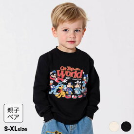 BABYDOLL 親子お揃い ディズニー WEB限定 キャラクタートレーナー 0902K トップス