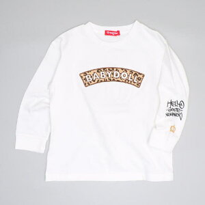 BABYDOLL 親子お揃い アニマルロゴワッペンロンT 0855K トップス