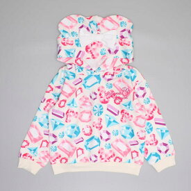 BABYDOLL ディズニー ミニージュエリー総柄パーカー 0869K トップス