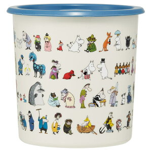 Skater スケーター ワンタッチ 密閉 保存容器 L 1000ml プラスチック 日本製 蓋付き 食品保存 軽い skater SOT10 ムーミン 80 Moomin リトル ミイ 女性 レディース【密閉容器 おしゃれ 食品保存容器 ワン