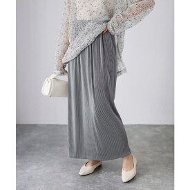 Riberry ストライププリーツロングナロースカート スカート