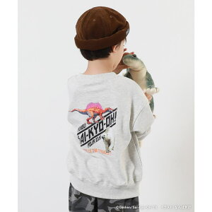 devirock 最強王図鑑コラボ キッズトレーナー 子供服 キッズ 男の子 女の子 トップス パーカー トレーナー 親子リンク トップス