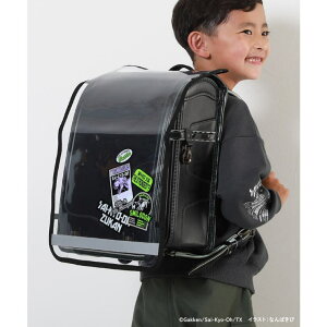 devirock 最強王図鑑コラボ 透明ランドセルカバー(リフレクター付き) 子供服 キッズ 男の子 女の子 通学 バッグ・鞄