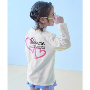 devirock UVカット Tシャツ型 長袖ラッシュガード 子供服 キッズ 男の子 女の子 長袖ラッシュガード 水着 プールグッズ 水泳 海水浴 水着