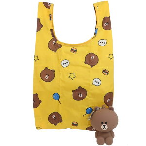cinemacollection LINE FRIENDS �G�R�o�b�O ���o�[�P�[�X�t�� �V���b�s���O�o�b�O �u���E�� LINE�X�^���v ���� �����������΂� �L�����N�^�[ �O�b�Y �V�l�}�R���N�V���� �o�b�O�E��