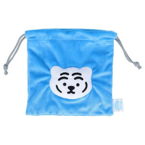 cinemacollection MUZIK TIGER ムジークタイガー 巾着袋 ぬいぐるみ巾着 B サンスター文具 韓国 小物入れ かわいい キャラクター グッズ バッグ・鞄