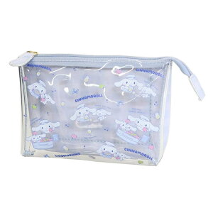 cinemacollection シナモロール コスメポーチ クリアミニWポーチ サンリオ アルディ 小物入れ メイクポーチ キャラクター グッズ バッグ・鞄