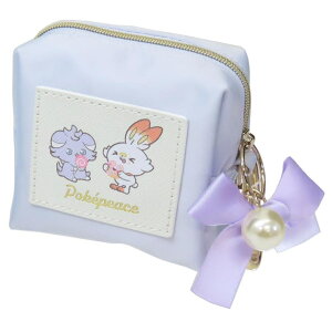 cinemacollection ポケットモンスター ミニポーチ カラビナ付きミニポーチ ヒバニー&ニャスパー ポケピース ポケモン マリモクラフト 小物入れ キャラクター グッズ バッグ・鞄