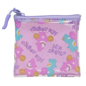 cinemacollection ケアベア ミニポーチ マルチケース cheer チラシ CareBears S&C 小物入れ キャラクター グッズ バッグ・鞄