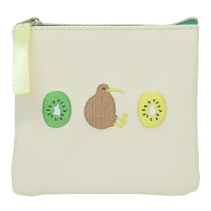 cinemacollection アニマル百貨店 ミニポーチ ミニフラットポーチ キーウィ どうぶつ Green Flash 小物入れ かわいい グッズ バッグ・鞄