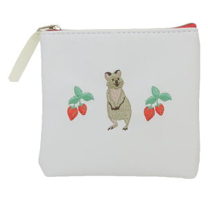 cinemacollection アニマル百貨店 ミニポーチ ミニフラットポーチ クオッカワラビー どうぶつ Green Flash 小物入れ かわいい グッズ バッグ・鞄