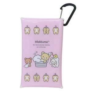 cinemacollection リラックマ マルチケース クリアマルチケースS お風呂 サンエックス マリモクラフト 小物入れ キャラクター グッズ バッグ・鞄