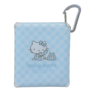 cinemacollection ハローキティ ミニポーチ クリアマルチケースSS みずいろ 電話チェック サンリオ マリモクラフト 小物入れ キャラクター グッズ バッグ・鞄