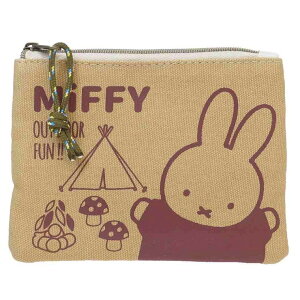 cinemacollection ミッフィー ミニポーチ キャンプシリーズ ティッシュポーチ キャンプ ディックブルーナ ワタナベ 化粧ポーチ 小物入れ 絵本キャラクター グッズ バッグ・鞄