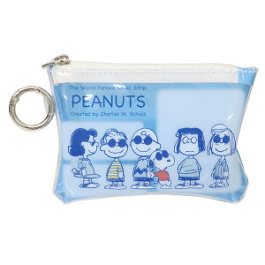 cinemacollection スヌーピー ミニポーチ PVCミニポーチ みずいろ ピーナッツ マリモクラフト 小物入れ キャラクター グッズ バッグ・鞄