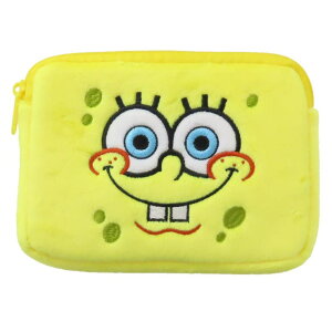 cinemacollection スポンジボブ ミニポーチ ミニティッシュポーチ スポンジボブ エスケイジャパン 小物入れ ティッシュケース付きポーチ キャラクター グッズ バッグ・鞄