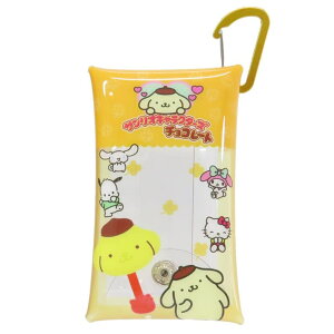cinemacollection ポムポムプリン ミニポーチ マルチクリアケース Sサイズ サンリオキャラクターズチョコレート サンリオ バンダイ 小物入れ キャラクター グッズ バッグ・鞄