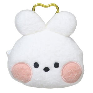 cinemacollection LINE FRIENDS minini ミニポーチ カラビナ付きフェイスポーチ コニニ サンタン 小物入れ キャラクター グッズ バッグ・鞄