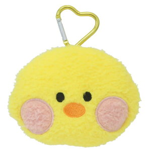 cinemacollection LINE FRIENDS minini ミニポーチ カラビナ付きフェイスポーチ サリニ サンタン 小物入れ キャラクター グッズ バッグ・鞄