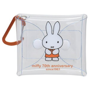 cinemacollection ミッフィー ミニポーチ クリアマルチケースSS 1963 70周年ヒストリー ディックブルーナ マリモクラフト 小物入れ 絵本キャラクター グッズ バッグ・鞄