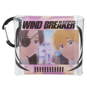 cinemacollection WIND BREAKER ミニポーチ クリアマルチケースSS パープル マリモクラフト 小物入れ アニメキャラクター グッズ バッグ・鞄