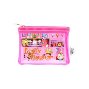 cinemacollection スポンジボブ ミニポーチ クリアミニポーチ アニメーション サンスター文具 小物入れ キャラクター グッズ バッグ・鞄