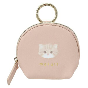 cinemacollection mofutt モフット ミニポーチ カラビナ付きシェル型ミニポーチ ねこ クーリア 小物入れ かわいい グッズ バッグ・鞄