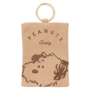 cinemacollection スヌーピー ミニポーチ カラビナ付きミニポーチ アンディ Myselect ピーナッツ マリモクラフト 小物入れ キャラクター グッズ バッグ・鞄