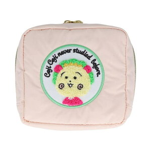 cinemacollection コジコジ コスメポーチ スクエアサガラ刺繍ポーチ P ピンク さくらももこ サンスター文具 小物入れ アニメキャラクター グッズ バッグ・鞄