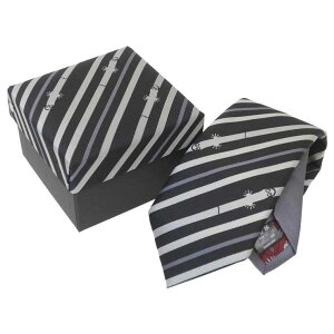 cinemacollection ムーミン ファッション雑貨 ネクタイ BOX入り ニョロニョロ 北欧 ワタナベ おしゃれ キャラクター グッズ スーツ