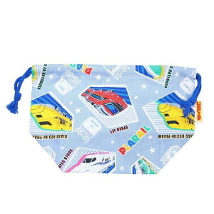 cinemacollection プラレール ランチ巾着 ランチ袋 お弁当きんちゃくポーチ サックス 鉄道 マルヨシ 新学期準備雑貨 幼稚園 小学生 キャラクター グッズ 食器・キッチン用品