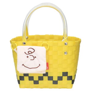 cinemacollection スヌーピー ハンドバッグ IP BR Basket Peanuts-0I バスケット生地小物入れ Charlie Brown ピーナッツ ルートート ミニバッグ キャラクター グッズ 食器・キッチン用品