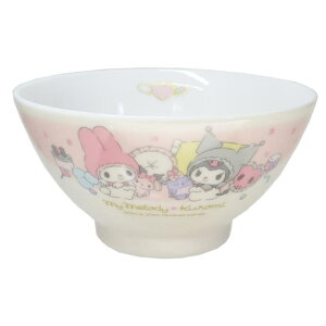 cinemacollection マイメロディ&クロミ お茶碗 ライスボウル マイメロディ50th&クロミ20th ピンク サンリオ 金正陶器 食器 かわいい キャラクター グッズ 食器・キッチン用品
