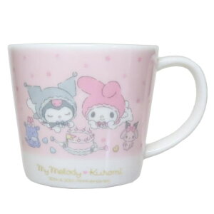 cinemacollection マイメロディ&クロミ マグカップ 磁器製マグ マイメロディ50th&クロミ20th ピンク サンリオ 金正陶器 プレゼント ギフト 食器 キャラクター グッズ 食器・キッチン用品