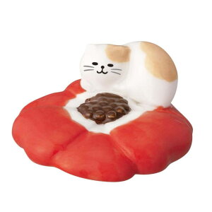 cinemacollection 箸置き 花にゃんこ箸置き アネモネ デコレ プレゼント インテリア かわいい グッズ 食器・キッチン用品