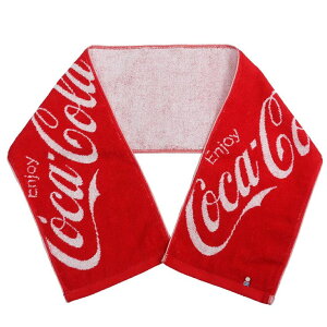 cinemacollection コカコーラ マフラータオル ジャガード スリム ロングタオル 今治タオル COCA COLA 犬飼タオル日本製 キャラクター グッズ 通販 シネマコレクション スポーツ