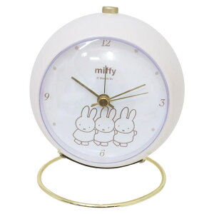 cinemacollection ミッフィー 目覚まし時計 リングクロック アイボリー ディックブルーナ ティーズファクトリー プレゼント 新生活準備雑貨 絵本キャラクター グッズ 寝具・インテリア雑貨