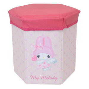 cinemacollection マイメロディ 収納ボックス 折りたたみ収納スツール サンリオ アイプランニング おもちゃ箱 ストレージボックス 収納ケース キャラクター グッズ 収納・家具